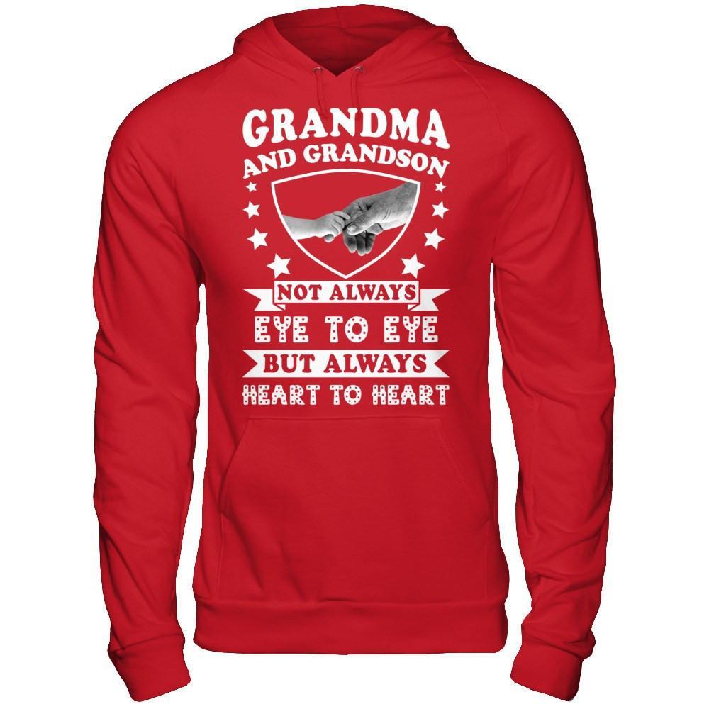 Grandma And Grandson Not Always Eye To Eye T-Shirt & Hoodie | Teecentury.com