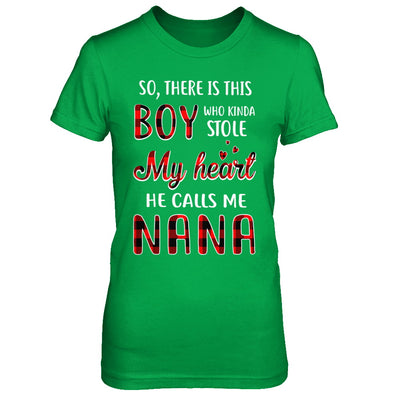 This Boy Who Kinda Stole My Heart He Calls Me Nana T-Shirt & Hoodie | Teecentury.com