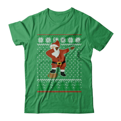 Dabbing Santa Football Ugly Sweater Christmas T-Shirt & Sweatshirt | Teecentury.com