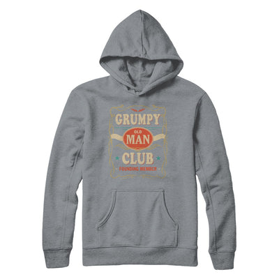 Papa Grumpy Old Man Club Founding Member Fathers Day T-Shirt & Hoodie | Teecentury.com