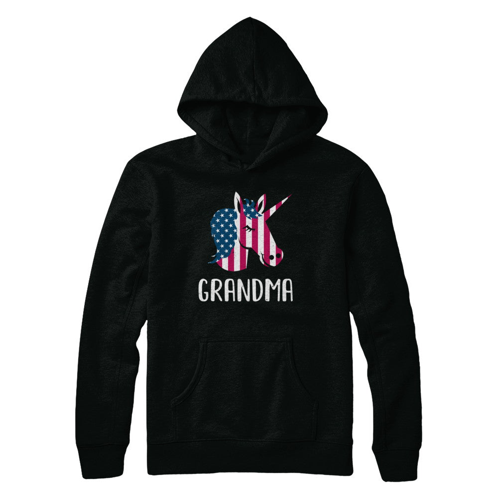 Patriotic Grandma Unicorn Americorn 4Th Of July T-Shirt & Hoodie | Teecentury.com