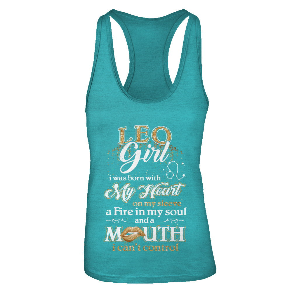 I'm A Leo Girl Lipstick July August Funny Zodiac Birthday T-Shirt & Tank Top | Teecentury.com