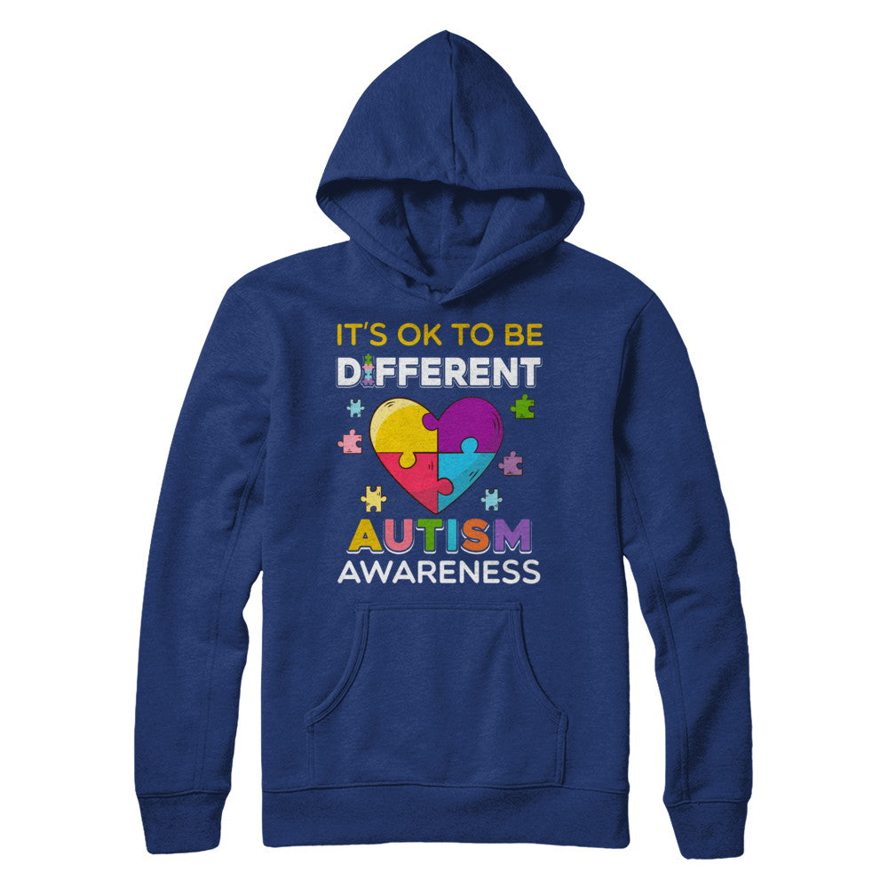 It's Ok To Be Different Autism Awareness Gift 2018 T-Shirt & Hoodie | Teecentury.com