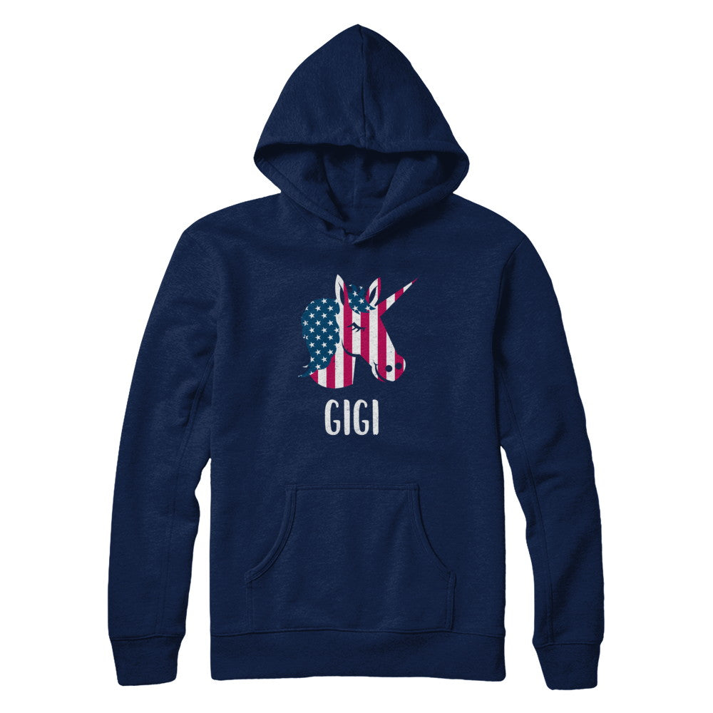 Patriotic Gigi Unicorn Americorn 4Th Of July T-Shirt & Hoodie | Teecentury.com