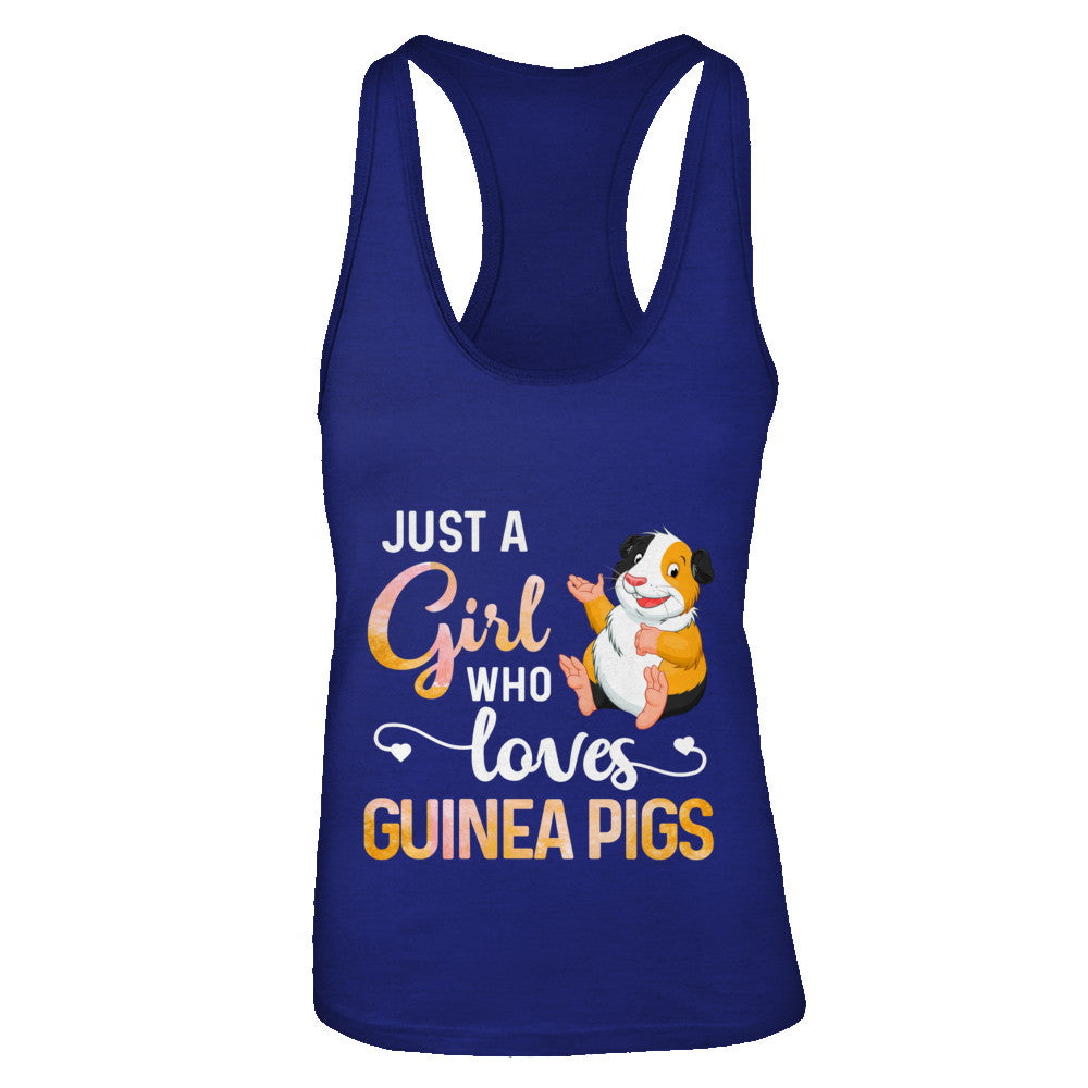 Just A Woman Who Loves Guinea Pigs T-Shirt & Tank Top | Teecentury.com