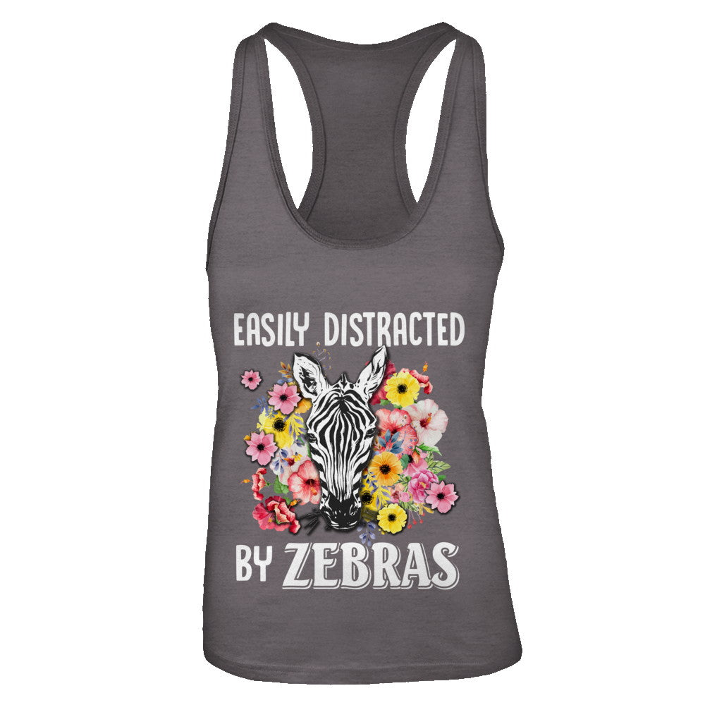 Easily Distracted By Zebras T-Shirt & Tank Top | Teecentury.com