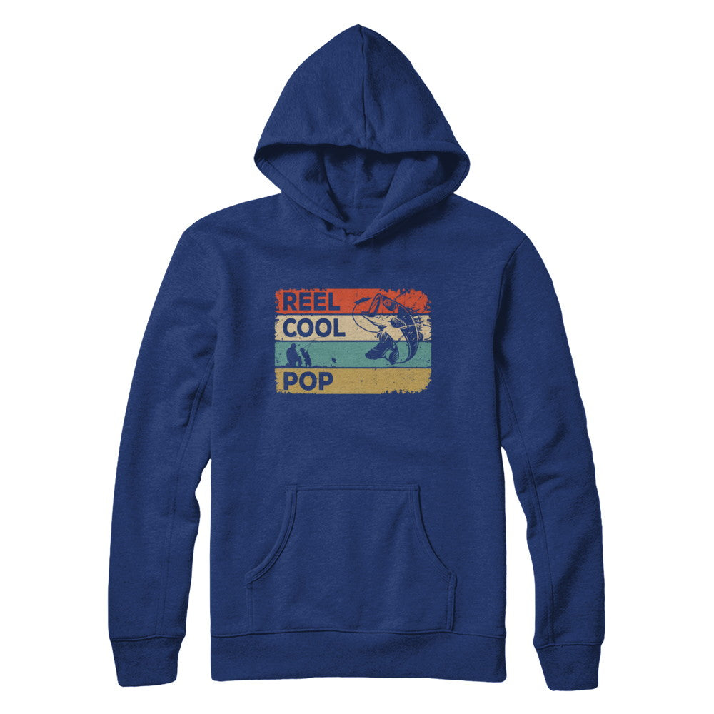 Vintage Reel Cool Pop Fish Fishing Fathers Day T-Shirt & Hoodie | Teecentury.com