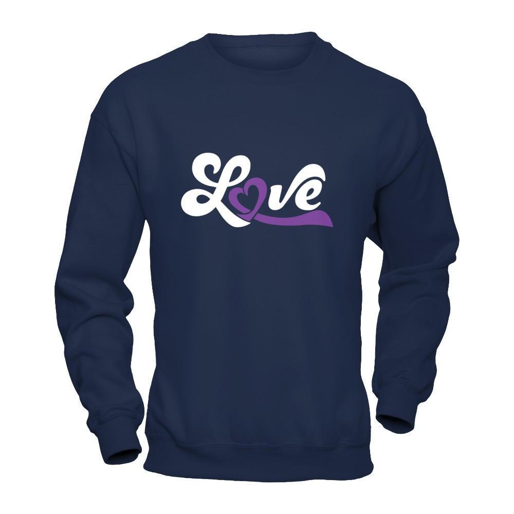 Love Purple Awareness Ribbon T-Shirt & Hoodie | Teecentury.com