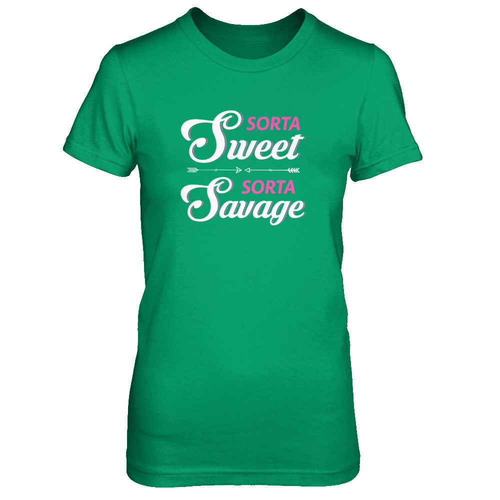 Sorta Sweet Sorta Savage T-Shirt & Tank Top | Teecentury.com