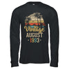 Retro Classic Vintage August 1993 29th Birthday Gift T-Shirt & Hoodie | Teecentury.com