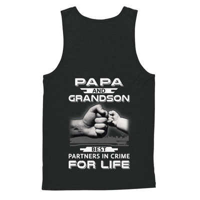 Papa And Grandson Best Partners In Crime For Life T-Shirt & Hoodie | Teecentury.com