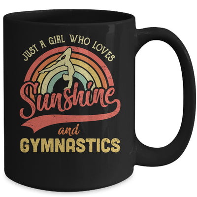 A Girl Who Loves Sunshine And Gymnastics Mug Coffee Mug | Teecentury.com