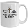 A Lot Can Happen In 3 Days Christians Bibles Easter Day Mug Coffee Mug | Teecentury.com