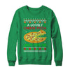 A Lovely Cheese Pizza Alone Funny Christmas Ugly Xmas Home T-Shirt & Sweatshirt | Teecentury.com