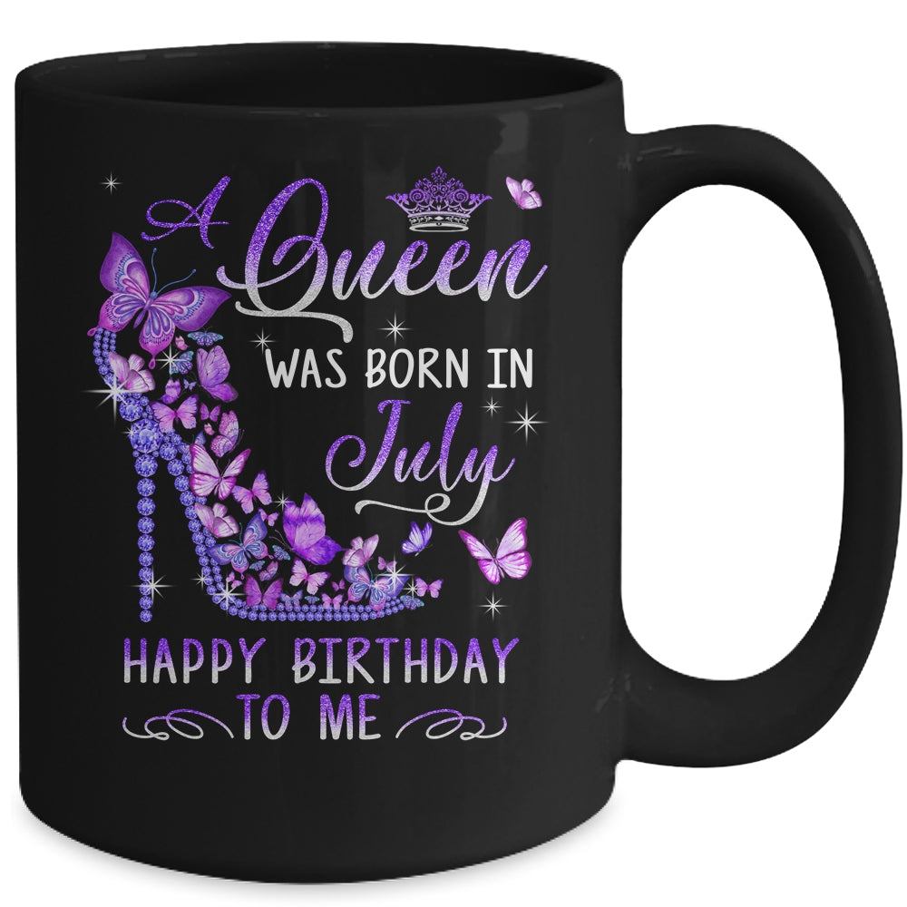 A Queen Was Born In July Cute Birthday Girls Women Mug | teecentury