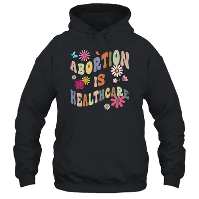 Abortion Is Healthcare Retro Floral Pro Choice Feminist Shirt & Tank Top | teecentury