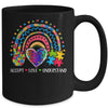 Accept Love Understand Autism Awareness Support Rainbow Mug | teecentury