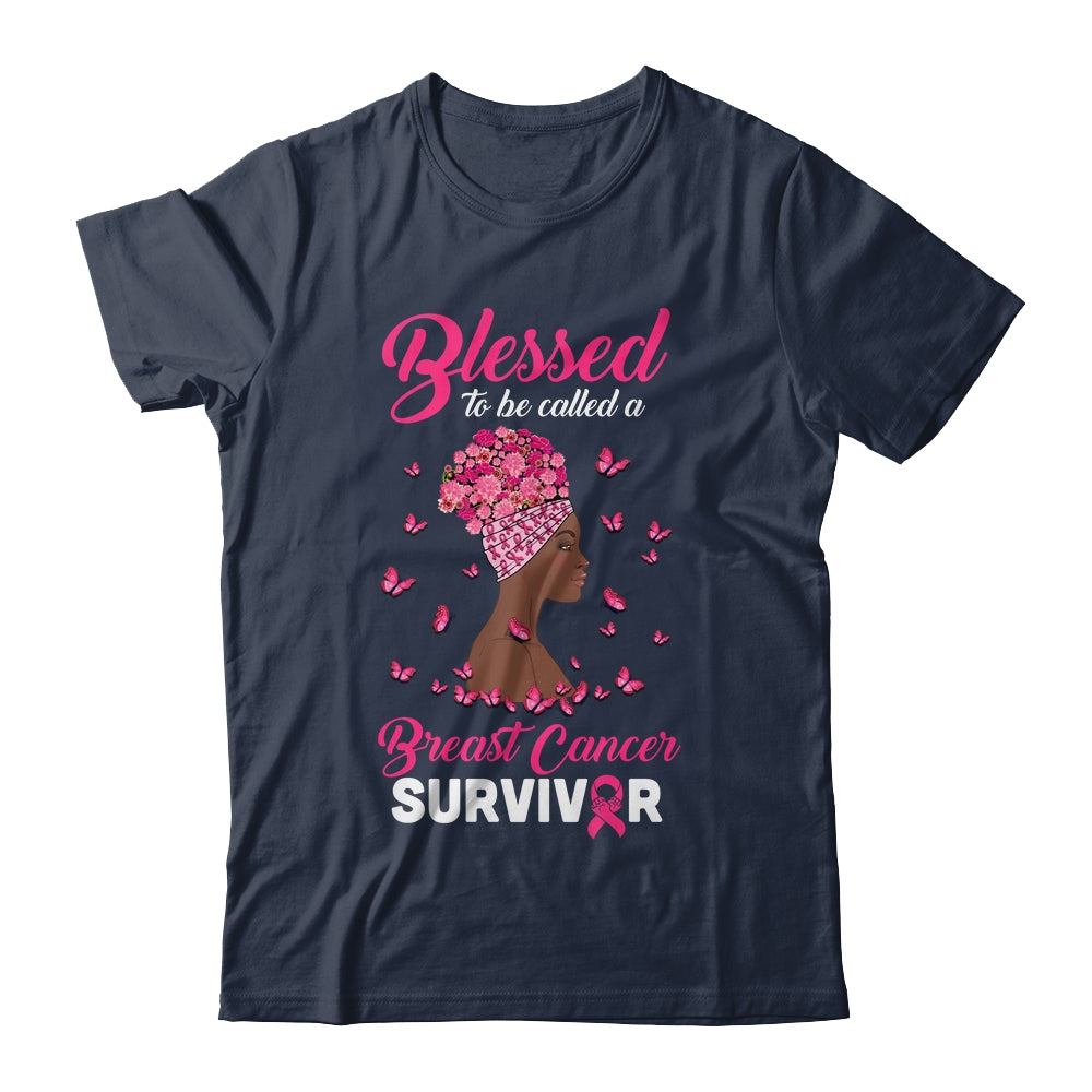 African American Breast Cancer Blessed Survivor T-Shirt & Hoodie | Teecentury.com