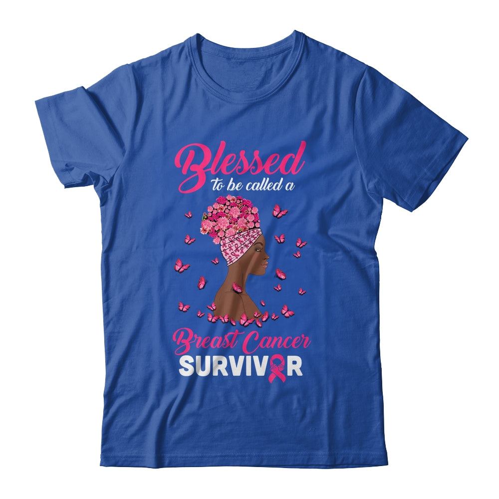 African American Breast Cancer Blessed Survivor T-Shirt & Hoodie | Teecentury.com