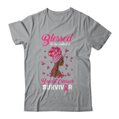 African American Breast Cancer Blessed Survivor T-Shirt & Hoodie | Teecentury.com