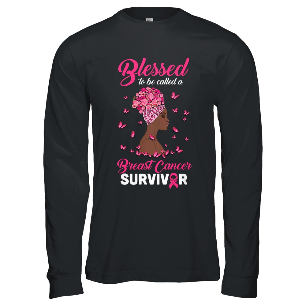 African American Breast Cancer Blessed Survivor T-Shirt & Hoodie | Teecentury.com