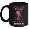African American Breast Cancer Blessed Survivor Mug Coffee Mug | Teecentury.com