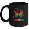 African American Freedom Black Pride Juneteenth Butterfly Mug | teecentury