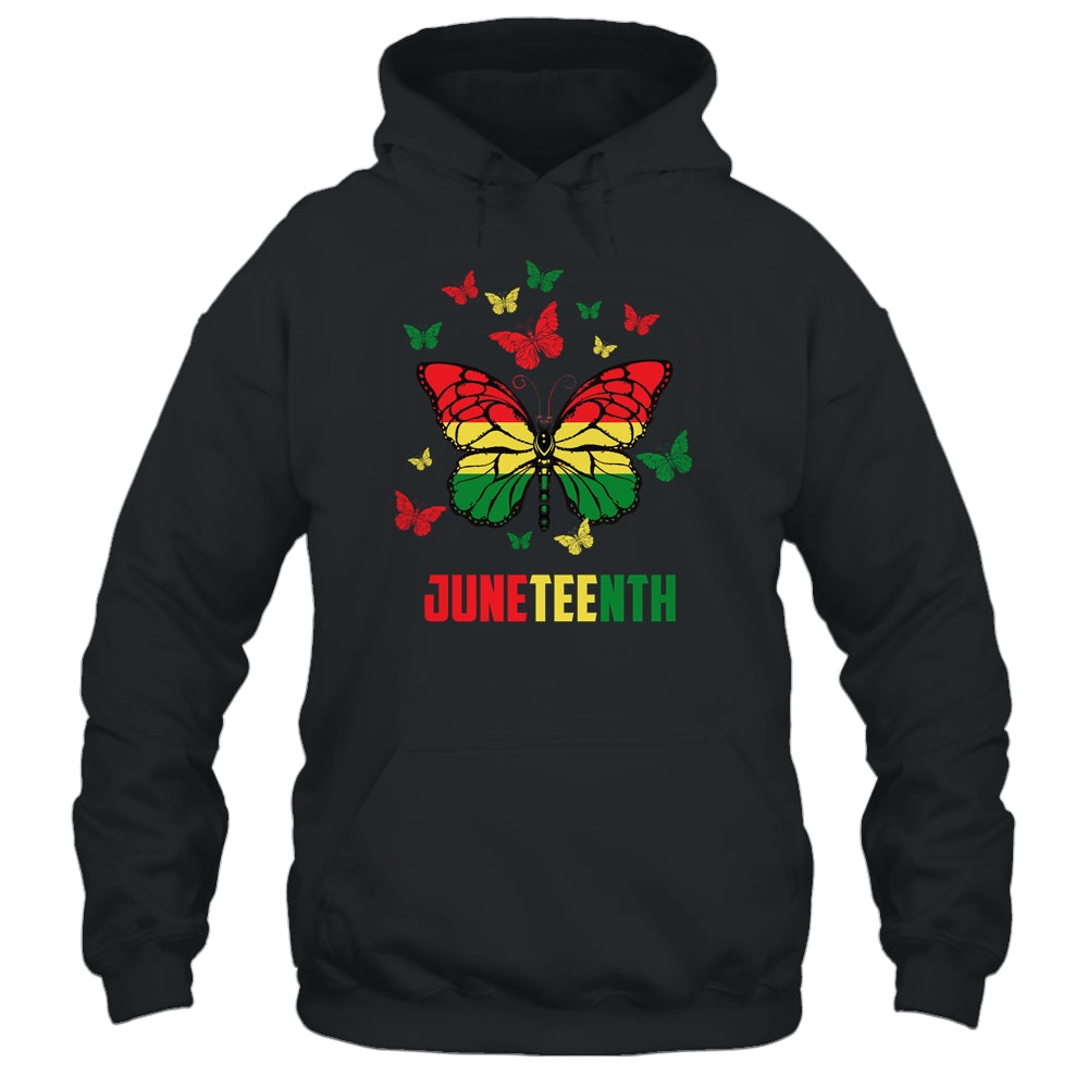 African American Freedom Black Pride Juneteenth Butterfly Shirt & Tank Top | teecentury