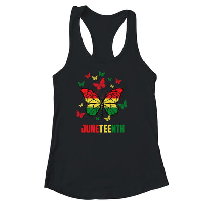 African American Freedom Black Pride Juneteenth Butterfly Shirt & Tank Top | teecentury