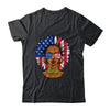 Afro Sunflower African American 4th Of July Melanin T-Shirt & Tank Top | Teecentury.com