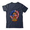 Afro Sunflower African American 4th Of July Melanin T-Shirt & Tank Top | Teecentury.com