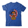 Afro Sunflower African American 4th Of July Melanin T-Shirt & Tank Top | Teecentury.com