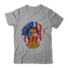 Afro Sunflower African American 4th Of July Melanin T-Shirt & Tank Top | Teecentury.com