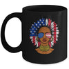 Afro Sunflower African American 4th Of July Melanin Mug Coffee Mug | Teecentury.com