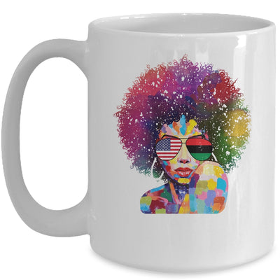 Afro Women Black Queen African American Melanin Queen Mug Coffee Mug | Teecentury.com