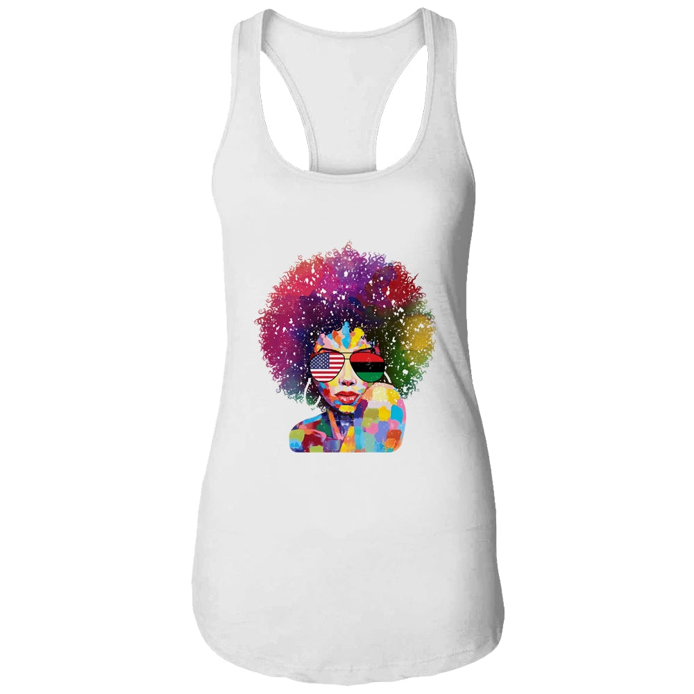 Afro Women Black Queen African American Melanin Queen T-Shirt & Tank Top | Teecentury.com