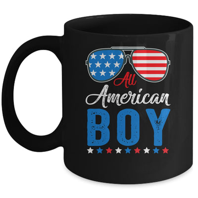 All American Boy 4th Of July Boy Kids Teens Sunglasses Mug Coffee Mug | Teecentury.com