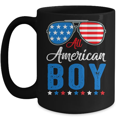 All American Boy 4th Of July Boy Kids Teens Sunglasses Mug Coffee Mug | Teecentury.com