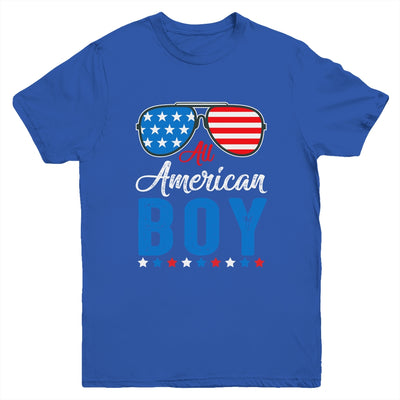 All American Boy 4th Of July Boy Kids Teens Sunglasses Youth Youth Shirt | Teecentury.com