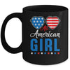 All American Girl 4th Of July Girls Kids Teens Sunglasses Mug Coffee Mug | Teecentury.com