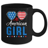 All American Girl 4th Of July Girls Kids Teens Sunglasses Mug Coffee Mug | Teecentury.com