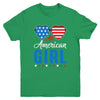 All American Girl 4th Of July Girls Kids Teens Sunglasses Youth Youth Shirt | Teecentury.com