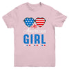 All American Girl 4th Of July Girls Kids Teens Sunglasses Youth Youth Shirt | Teecentury.com