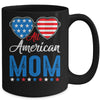 All American Mom 4th of July Independence Women Mommy Mug Coffee Mug | Teecentury.com