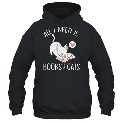 All I Need Is Books And Cats Mom Lover T-Shirt & Tank Top | Teecentury.com