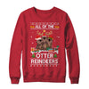 All Of The Otter Reindeer Ugly Christmas Sweater Gift T-Shirt & Sweatshirt | Teecentury.com