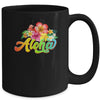 Aloha Flowers Hawaiian Funny Hawaii Beach Luau Party Mug | teecentury