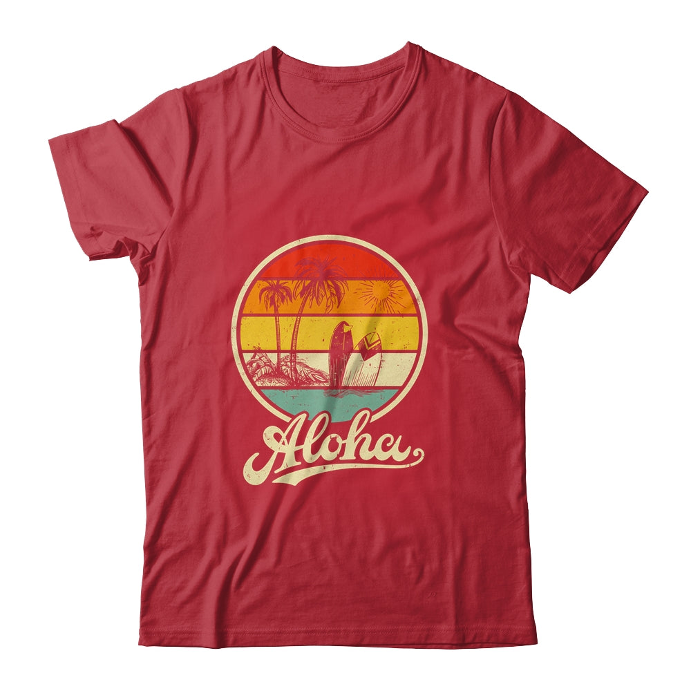 Aloha Hawaii Hawaiian For Boys Girls Palm Tree Surf Shirt & Tank Top | teecentury