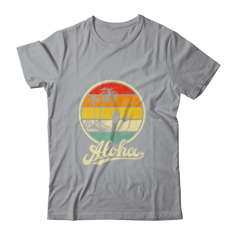 Aloha Hawaii Hawaiian For Boys Girls Palm Tree Surf Shirt & Tank Top | teecentury