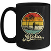 Aloha Hawaii Hawaiian For Boys Girls Palm Tree Surf Mug | teecentury